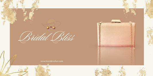 Golden bridal clutch with intricate beadwork, perfect for weddings and special occasions, available online in Pakistan