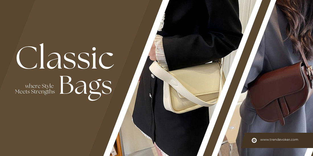 Elegant leather shoulder bag for women available on sale at TrendEvoker
