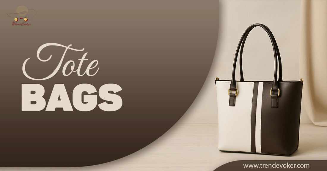 Eco-friendly tote bags for women in Pakistan – leather, travel, and work totes by TrendEvoker.