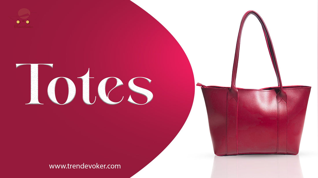 Trendy leather tote bags for women in Pakistan – Office, travel & casual styles by TrendEvoker.