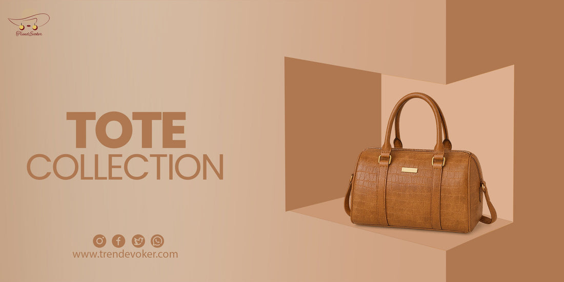 Customized leather tote bag for women in Pakistan with trendy DIY design.