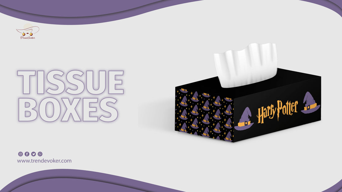 Affordable acrylic and Harry Potter-themed tissue boxes for home and car use in Pakistan.