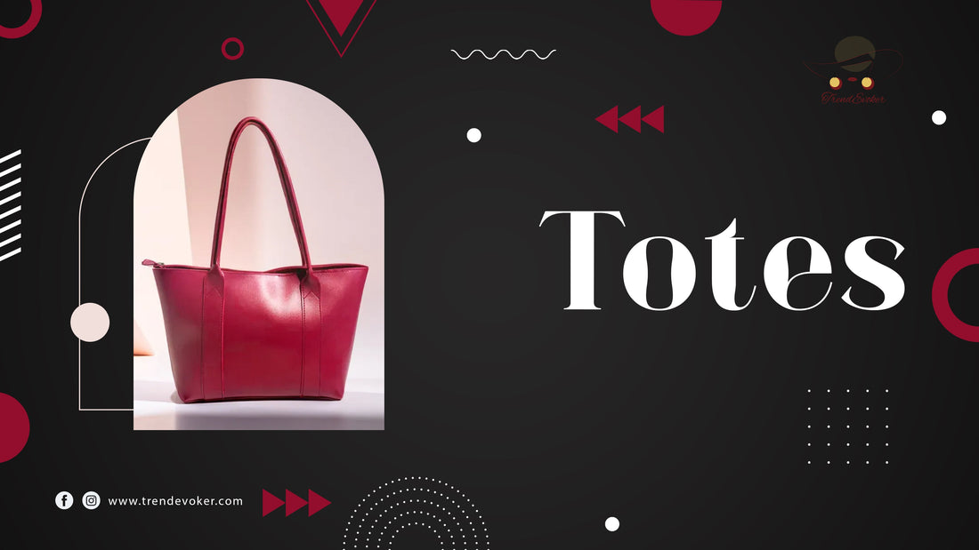 Stylish leather tote bags and handbags for women in Pakistan – TrendEvoker.