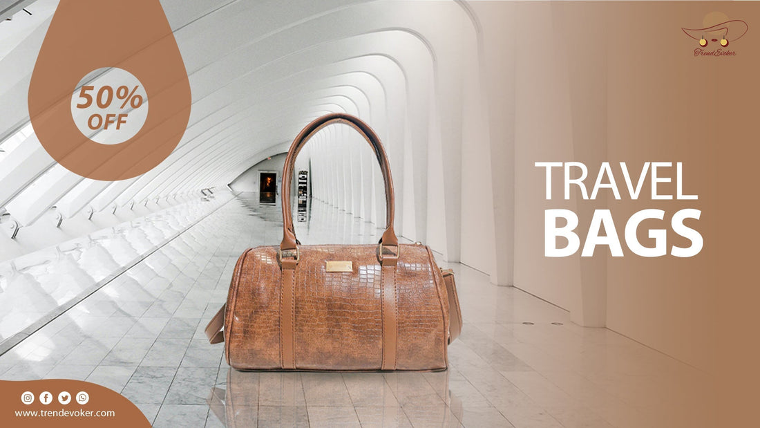 Best leather travel bags in Pakistan – shop designer totes, crossbody, and duffle bags for Eid.