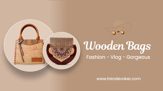 Handmade wooden crossbody bag for women in Pakistan – eco-friendly and stylish gift option by TrendEvoker.
