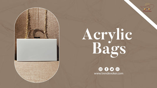 Premium transparent acrylic clutch bag for women in Pakistan – TrendEvoker.