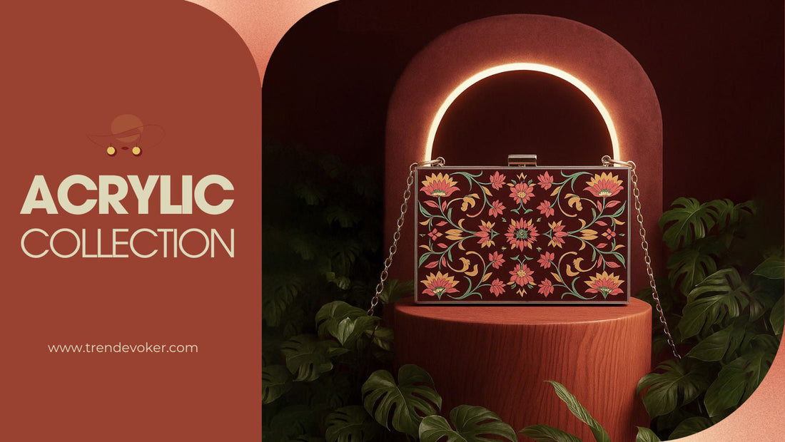 Clear transparent handbag for parties and casual wear in Pakistan.