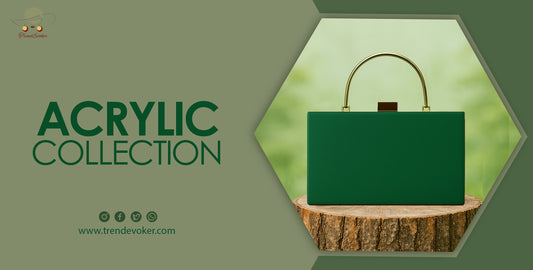 Premium micro acrylic bags and transparent clutches for women in Pakistan – TrendEvoker collection 2025.