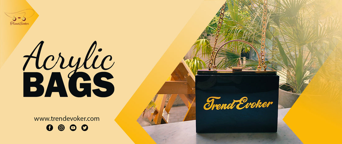 Stylish Transparent Acrylic Handbags and Clutches for Women in Pakistan.