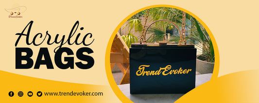 Premium transparent acrylic clutch bag for women in Pakistan – perfect for weddings and parties.