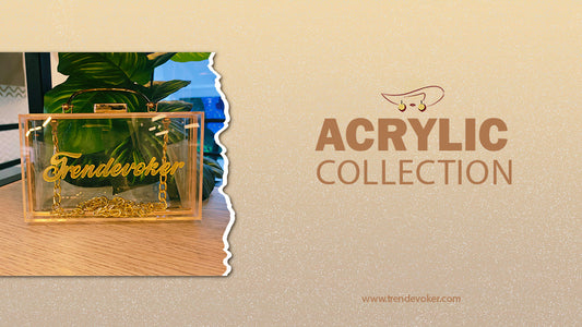 Premium Acrylic Clutch and Transparent Handbags for Women in Pakistan.
