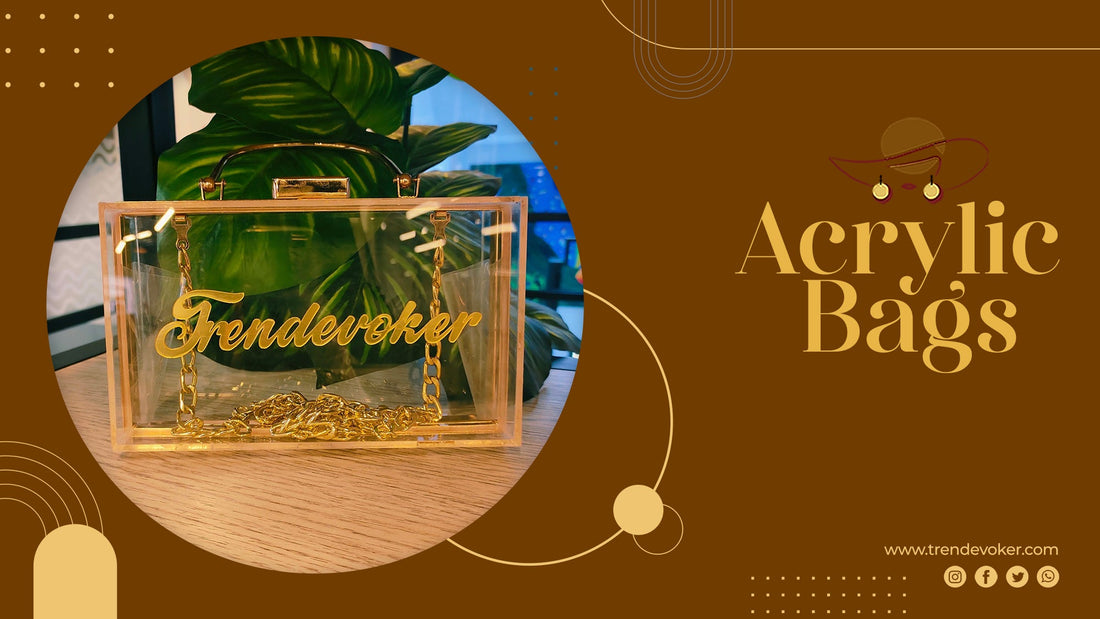 Premium acrylic clutch and transparent handbag collection in Pakistan – TrendEvoker.