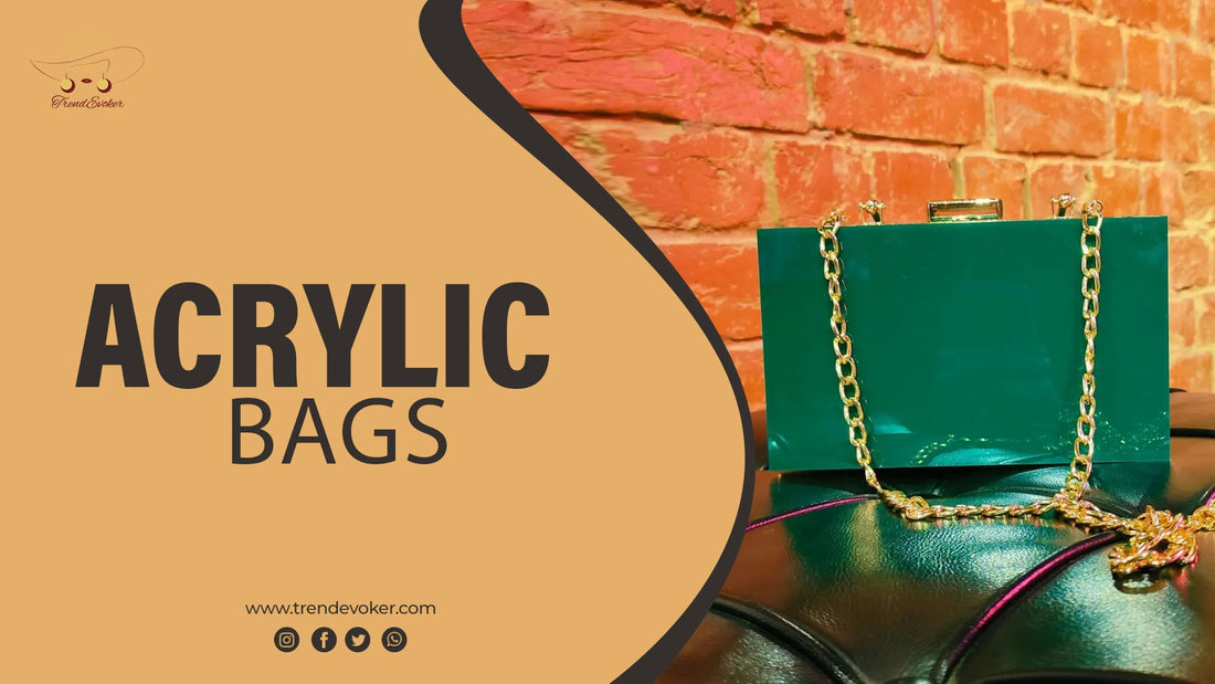 Stylish transparent acrylic clutch bag for women in Pakistan – TrendEvoker.