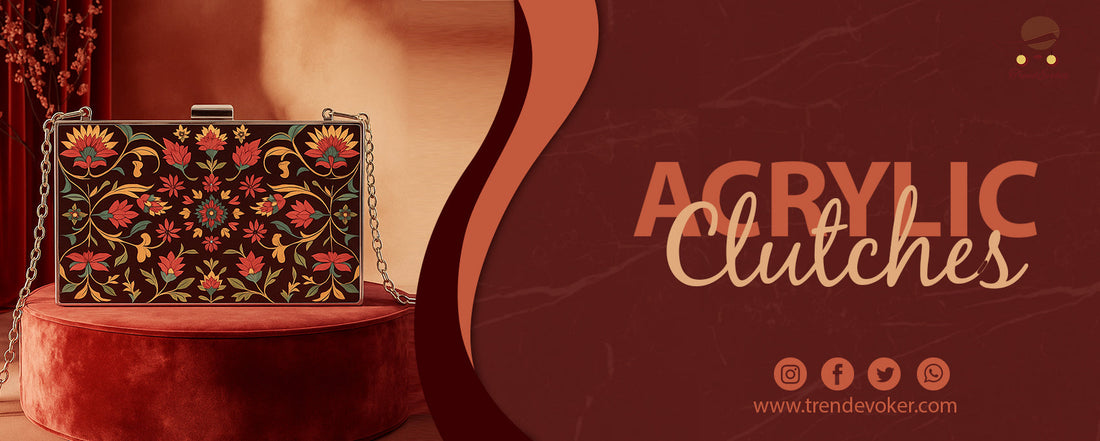 Various transparent acrylic handbags and totes for women in Pakistan.