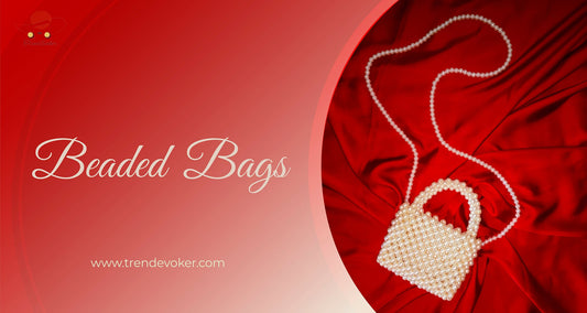Handmade pearl beaded crossbody bag for women in Pakistan - Trendy, travel-friendly and perfect for parties or everyday use.