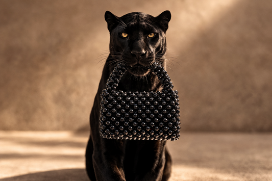 Luxury pearl and beaded crossbody bags for Eid weddings in Pakistan by TrendEvoker.