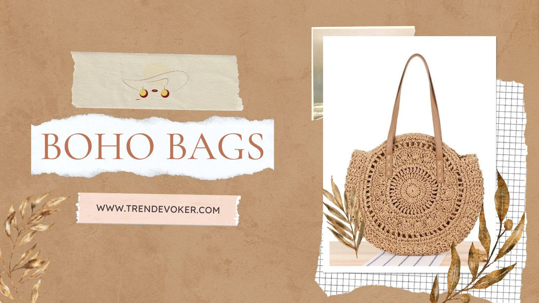 Stylish woven, leather, and crochet boho bags for women – Find the best bohemian bags and purses online in Pakistan.