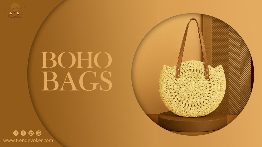 Handmade boho bags and bohemian tote purses for women in Pakistan with fringe, leather, and embroidered designs available online.