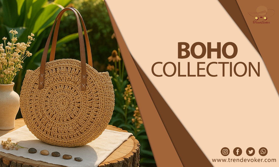 Handmade boho bag with fringe design and embroidery, available online in Pakistan at TrendEvoker.