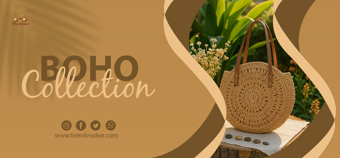 Handmade Boho Tote Bag for Women – Stylish Bohemian Design in Pakistan.