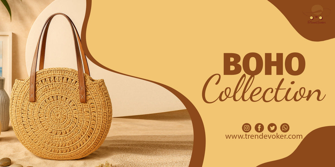 Handcrafted eco-friendly boho tote bag with bohemian design for women in Pakistan.