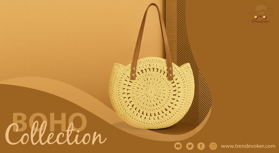 Handwoven boho bag with fringe detailing – premium bohemian shoulder bag for women in Pakistan.