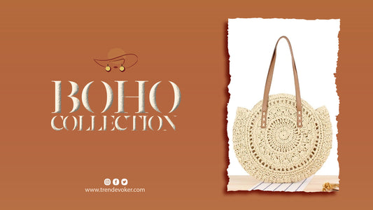 Stylish boho tote bag with fringe and embroidery, perfect for casual and bohemian outfits – available online in Pakistan at TrendEvoker.