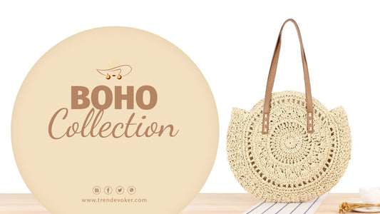 Stylish bohemian shoulder bag and handmade boho tote for women in Pakistan – TrendEvoker collection.