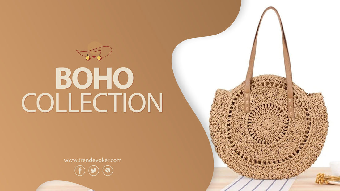 Trendy Boho and Bohemian Bags, Purses, Tote Bags & Clutches for Women in Pakistan - TrendEvoker Collection.