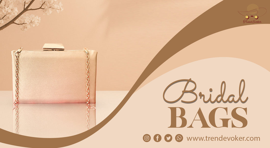 Elegant pearl bridal clutch bag for Pakistani bride-to-be.