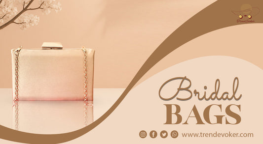 Elegant pearl bridal clutch bag for Pakistani bride-to-be.