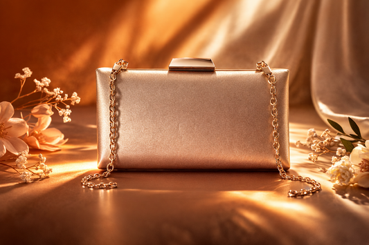 Luxury bridal clutch bag for Eid wedding 2026 in Pakistan – pearl embellished designer wedding clutch for bride.