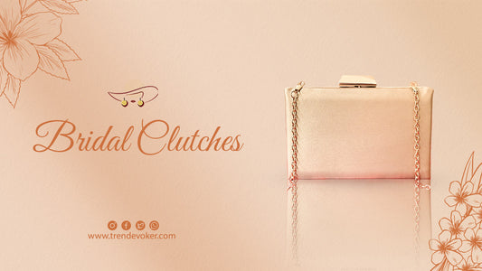 Pearl-embellished bridal clutch bag for wedding in Pakistan – TrendEvoker.