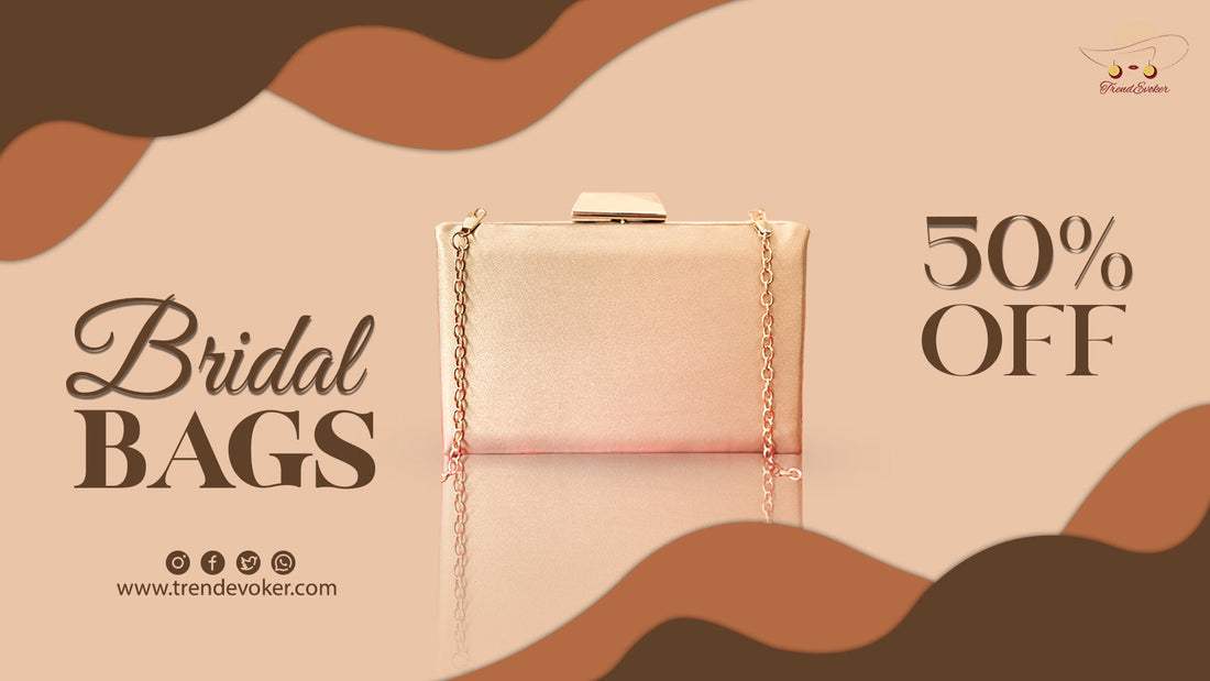 Elegant pearl bridal clutch bag for weddings in Pakistan.