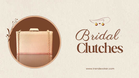 Fancy gold bridal clutch bag with intricate beaded design for weddings in Pakistan.