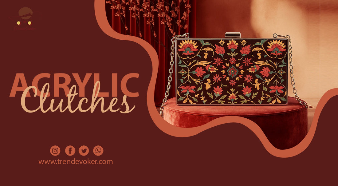 Premium transparent acrylic handbag and clutch for women in Pakistan – TrendEvoker collection.