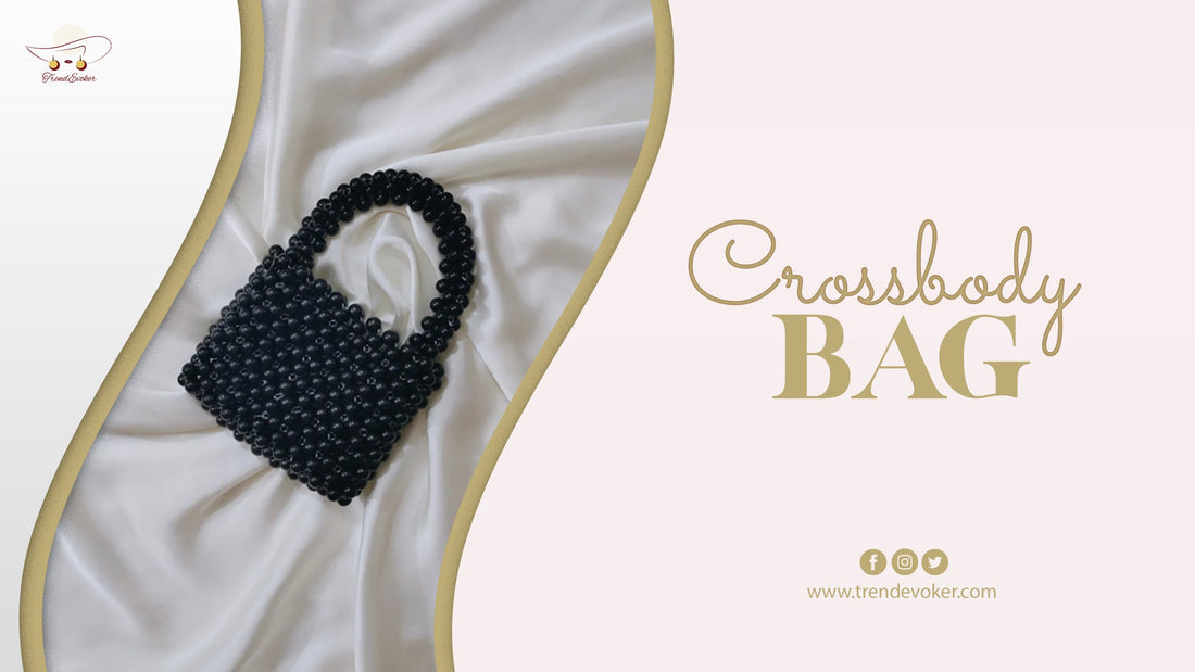 Stylish handmade pearl and leather crossbody bags for women in Pakistan.