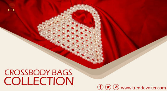 Elegant pearl crossbody handbag for women – perfect for parties and weddings in Pakistan.