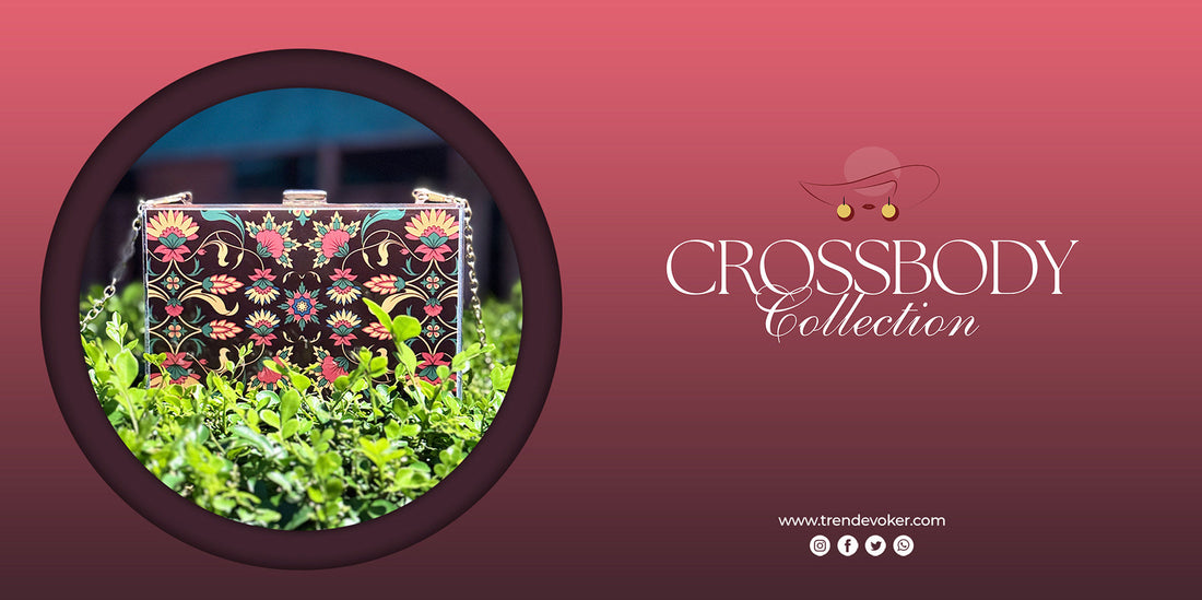 Stylish luxury crossbody bags for women in Pakistan – leather, beaded, and pearl handbags available online.