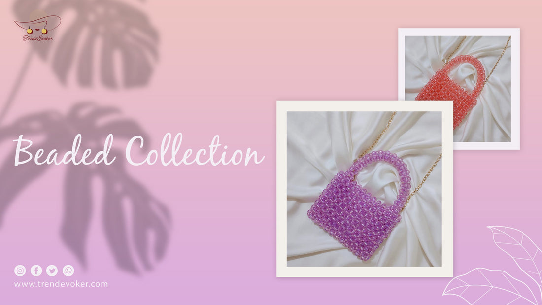 Stylish beaded pearl crossbody bag for women in Pakistan – perfect for concerts and festivals.