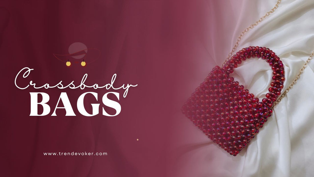 Handmade beaded pearl crossbody bag for women in Pakistan – TrendEvoker.