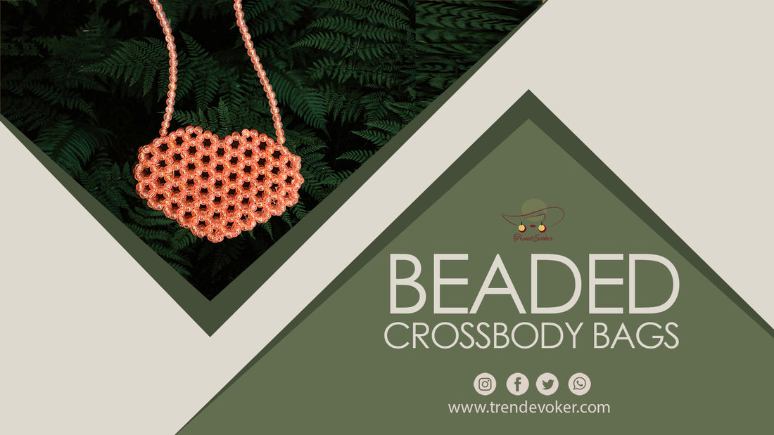 Stylish beaded and pearl crossbody bag for women in Pakistan – TrendEvoker affordable handbags collection.