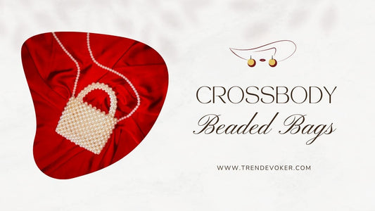 Crossbody beaded bag with pearl embellishments, perfect for women in Pakistan, blending fashion and functionality.
