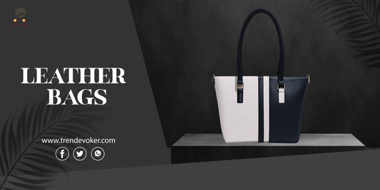 Genuine leather tote bag for women in Pakistan – TrendEvoker collection.
