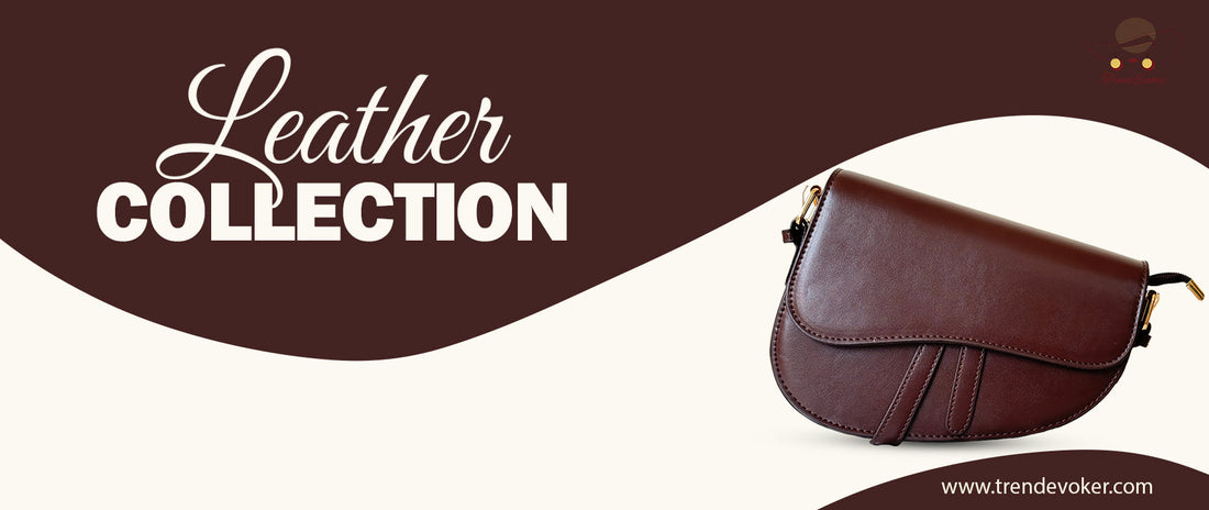 Women showcasing luxury and affordable leather handbags in Pakistan from TrendEvoker collection, including totes, crossbody, and office bags.
