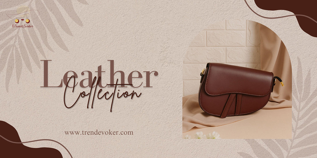 Elegant leather tote bag for women – TrendEvoker Pakistan.