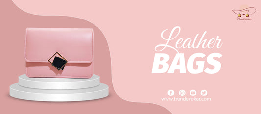 Elegant brown leather tote bag for women – TrendEvoker Pakistan 2025.