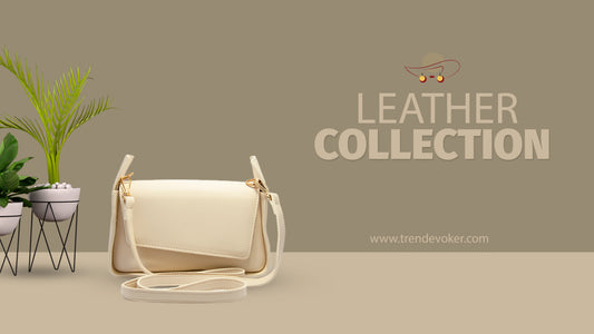 Elegant genuine leather tote and crossbody bags for women in Pakistan by TrendEvoker – durable, stylish, and perfect for travel, office, or university use.