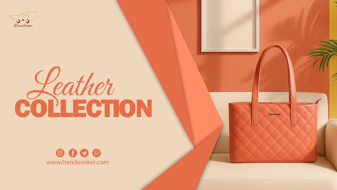 Pakistani woman styling a genuine leather crossbody bag with a casual dress, showcasing premium ladies leather handbags in Pakistan.