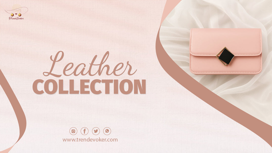 Elegant minimalist leather tote bag for women in Pakistan – perfect for office, university, or travel use from TrendEvoker.
